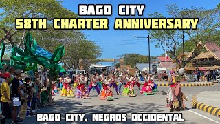 Bantayan Park Bago City Walking Tour  Babaylan Festival 2024 Street Dance [upl. by Naval]