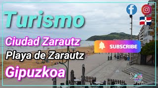 Turismo por Zarautz y su Playa de 2500 m Zarauz Beach [upl. by Nire303]