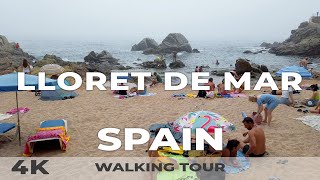 4K Lloret de Mar Spain  Walking Tour 2022  Costa Brava 2022 [upl. by Irrahs]