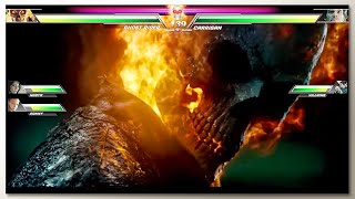 Ghost Rider vs Carrigan with Healthbars [upl. by Evslin]