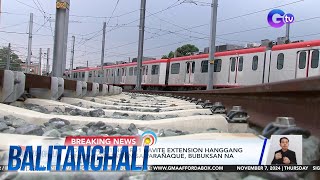 DOTr  Phase 1 ng LRT1 Cavite extension hanggang Dr Santos Station sa Parañaque  Balitanghali [upl. by Amoeji779]