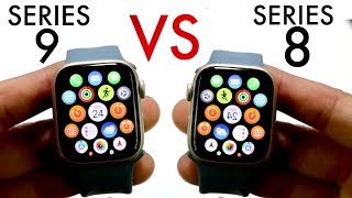 Apple Watch Series 9 Vs Apple Watch Series 8 Comparison Review [upl. by Eniliuqcaj]