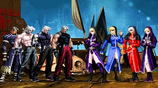 【KOF Mugen】Rugal Bernstein Team vs Goeniko Team 🔥 Intense AI Fight [upl. by Drwde]