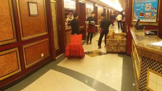 Special Chinese Restaurant at Shanghai  Red Chicken  Roller Skater Waiters [upl. by Vania]