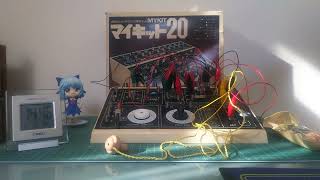 マイキット20実験03モールス信号練習機Gakken My Kit 20 Experiment 03 Morse code practice machine using light and sound [upl. by Krystin]