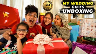 Wedding Gifts Unboxing With Family ❤️  Irfans View [upl. by Haikan]