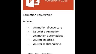 Tutoriel PowerPoint  animer [upl. by Nylear]