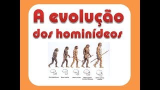 A EVOLUÇÃO DOS HOMINÍDEOS  HISTÓRIA EM MINUTOS [upl. by Nosyrb]