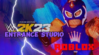 Roblox WWE 2K23 What is Entrance Studio Guide Video [upl. by Legnaesoj]