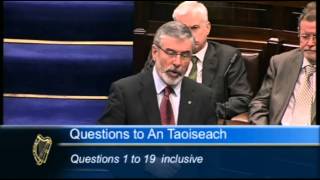 Gerry Adams  quotNow that the war is over it is time to deal with the issue of victimsquot [upl. by Columbine]