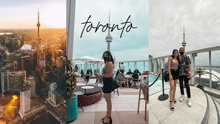 TORONTO TRAVEL VLOG  First trip together downtown exploring [upl. by Anyehs]