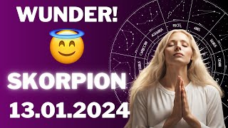 SKORPION ♏️⭐️ EIN WUNDER FÜR DICH 😱 Horoskop  13Januar 2024 skorpion tarot [upl. by Ferdinand]