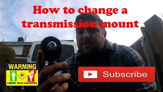 How to change a transfer box mount on a Mitsubishi L200Triton [upl. by Assirt]