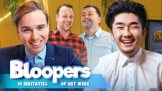 Bloed zweet en tranen van het lachen  IRRITATIES OP HET WERK BLOOPERS [upl. by Melina]