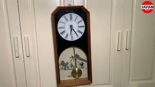 NIKKA WHISKY GampG Pendulum Clock Novelty Wall Clock 振り子時計 ノベルティー 掛け時計 ニッカウヰスキー ニッカ ウイスキ [upl. by Aneeuq]