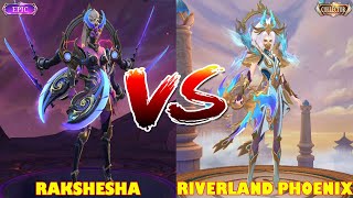 SKIN COMPARISON HANABI COLLECTOR RIVERLAND PHOENIX MOBILE LEGENDS [upl. by Retsev]