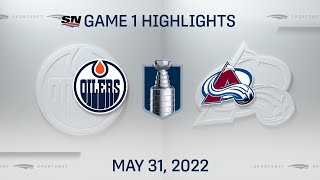 NHL Game 1 Highlights  Oilers vs Avalanche  May 31 2022 [upl. by Berkman313]