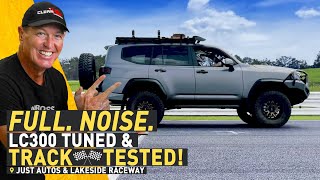 🔥 300 SERIES LANDCRUISER Phase 2 BEAST MODE  DRAG RACING 💀 [upl. by Lanza]