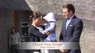 140517 Princess Estelle of Sweden first job [upl. by Hewe]