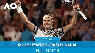 Roger Federer v Rafael Nadal Full Match  Australian Open 2017 Final [upl. by Kris787]