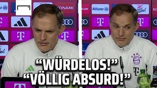 Tuchel wehrt sich mit deutlichen Worten gegen vermeintlichen FakeBericht  FC Bayern  Bundesliga [upl. by Antipas614]