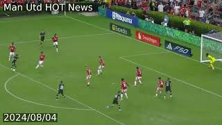 Video Casemiro humbled Fabio Carvalho opens scoring vs Man United in opening 10 minutes [upl. by Lahcear]