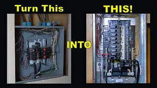 ⚡ How to Upgrade your Main Breaker Panel Step by Step Guide 🏠 [upl. by Aititil]