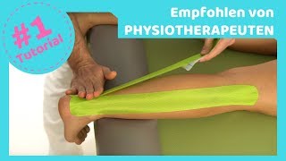 Theramaid Tapeanleitung bei Wadenproblemen WadenkrampfCalf pain MuskelschmerzenMuscle soreness [upl. by Nuavahs]