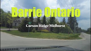 Carson Ridge Midhurst Barrie Ontario Neighbourhoods 4k [upl. by Anayia]