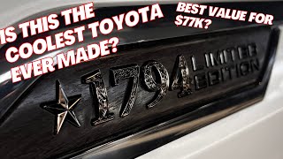 Toyota TUNDRA 1794 LIMITED EDITION review and Walkaround [upl. by Annawyt]