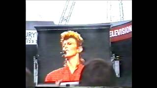 David Bowie  Absolute Beginners Live Manchester Maine Road 050787 [upl. by Ecirp164]