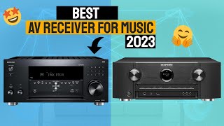 Best AV Receiver For Music In 2023  Onkyo Marantz Sony Denon amp Yamaha [upl. by Haden]