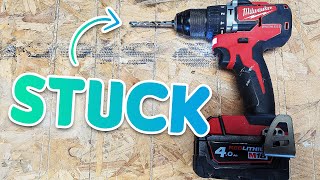 How To Remove A Stuck Drill Bit From A Milwaukee Drill [upl. by Areht]