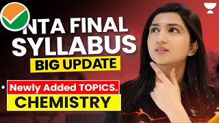 NTA Final Syllabus  Chemistry Newly Added Topics  NEET 2024  Akansha Karnwal [upl. by Bezanson]