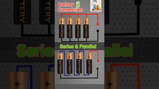 Battery Series and Parallel Connection Animation video in hindi Battery Connection battery [upl. by Margarette525]