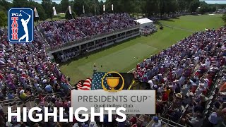 Highlights  Rounds 3 and 4  Presidents Cup  2022 [upl. by Catharina221]