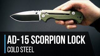 Cold Steel Demko AD15 Scorpion Lock Folder Overview [upl. by Salzhauer]