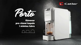 Espresso pro kapsle a mletou kávu Catler Porto 45s V2 [upl. by Meehan]