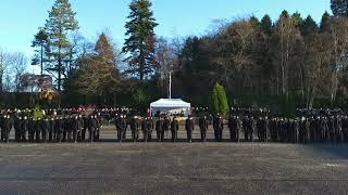 Tulliallan Scottish Police College 0317 Pass Out Parade December 2017 [upl. by Sosanna]