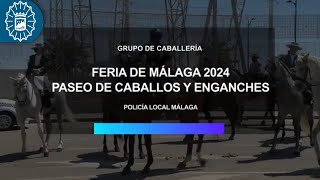 FERIA DE MÁLAGA 2024 💃NORMAS CABALLISTAS Y CARRUAJES DE ENGANCHES 🐴🚦⛩ [upl. by Sneed155]