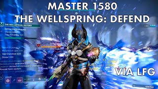 LFGMaster 1580 The Wellspring DefendDestiny 2 [upl. by Nagram657]