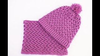 Gorro y cuello crochet muy fácil y rápido MAJOVEL CROCHET [upl. by Guarino124]