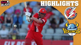 Lancashire secures quarterfinal spot  Lancashire v Yorkshire  Highlights  Vitality Blast 2021 [upl. by Nnahaid458]