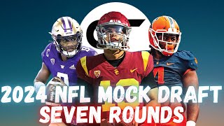 SEVEN ROUND PFN 2024 NFL Mock Draft  Mock the Mock [upl. by Dorree760]