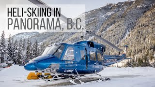 Heli Skiing in Panorama BC [upl. by Sidoon]