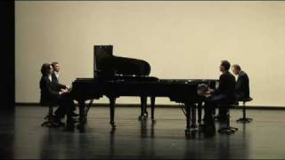 The Gershwin Piano Quartet plays Gershwins quotI Got Rhythmquot [upl. by Yartnoed]