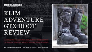 Klim Adventure GTX boot review [upl. by Salamone609]