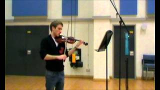 Bach  Corrente from Partita No 1 in B Minor for Solo Violin 3rd mov [upl. by Laumas]