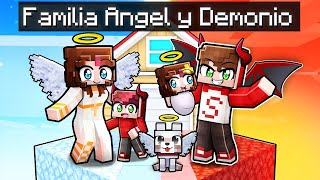 ¡La FAMILIA de ANGELDEMONIO en MINECRAFT 😈👶 Sparta356 [upl. by Julienne]