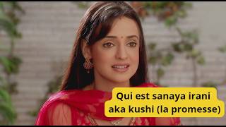 Découvrez Khushi Sanaya Irani  La Star de Iss Pyaar Ko Kya Naam Doon Révèle Tout [upl. by Anifled]